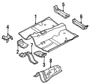 52153AC010 Subaru Holder, dryer