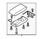 92114AL00AWM Subaru Arm rest