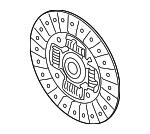 Clutch plate Subaru Forester: 30100AA870 Subaru Clutch disc