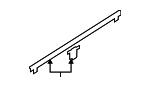 62280AG001 Subaru Weatherstrip