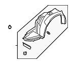 Inner wing panel Subaru 59110FG012
