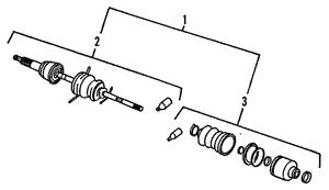 23291GA191 Subaru Drive shaft