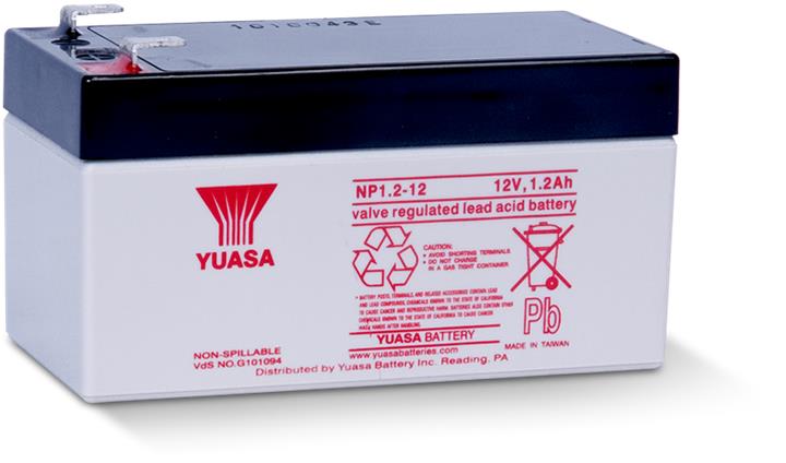 Yuasa NP1.2-12 Rechargeable battery Yuasa 12V 1,2Ah R+ NP1212