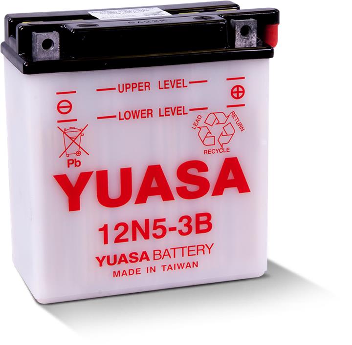 Yuasa 12N5-3B Battery Yuasa 12V 5AH 40A(EN) R+ 12N53B
