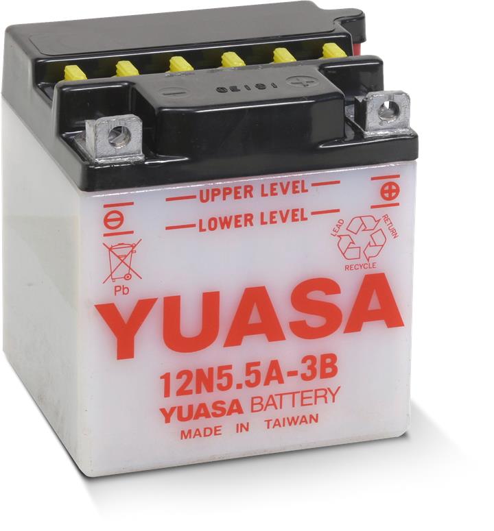Yuasa 12N5.5A-3B Battery Yuasa 12V 5,5AH 40A(EN) R+ 12N55A3B