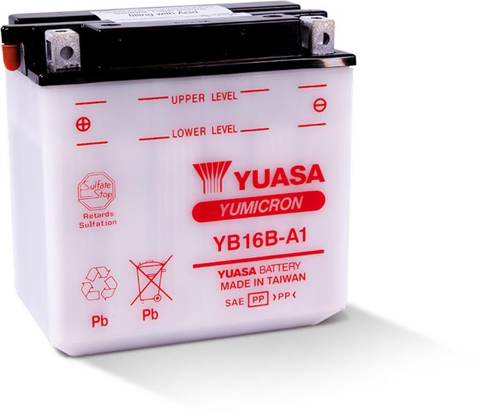 Yuasa YB16B-A1 Battery Yuasa 12V 16AH 175A(EN) L+ YB16BA1