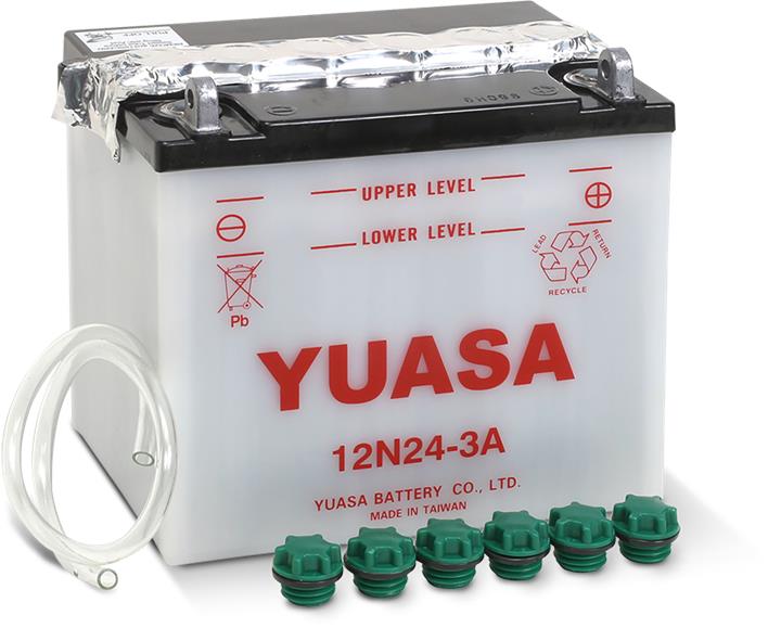 Yuasa 12N24-3A Battery Yuasa 12V 24AH 220A(EN) R+ 12N243A