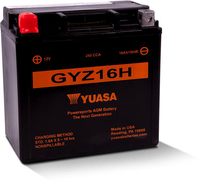 Yuasa GYZ16H Battery Yuasa AGM 12V 16,8Ah 240A L+ GYZ16H