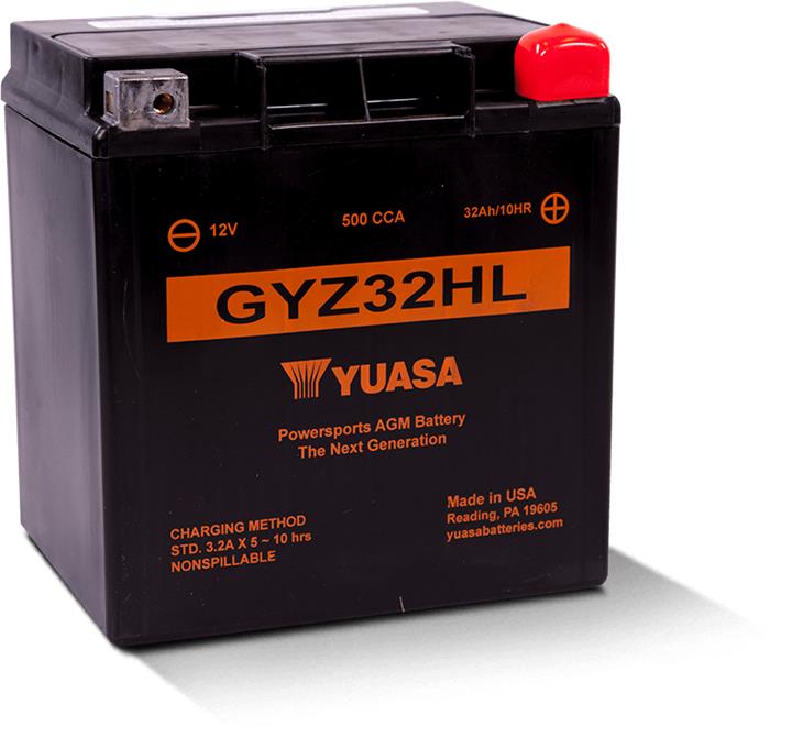 Yuasa GYZ32HL Battery Yuasa AGM 12V 32Ah 500A R+ GYZ32HL