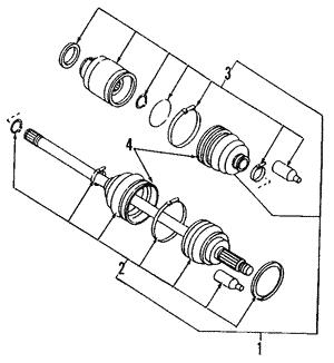 Subaru 28092AA060 CV joint 28092AA060