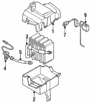 Subaru SOA332Y335 Air conditioner evaporator SOA332Y335