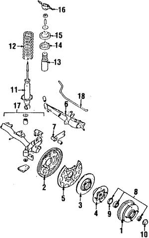 21141GA170 Subaru Holder, dryer