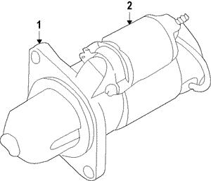 Engine starter Subaru XV: 23300AA710 Subaru Starter