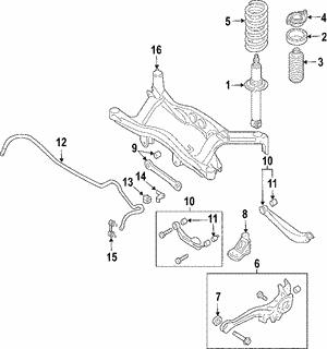 Subaru 20250AE031 Track Control Arm 20250AE031