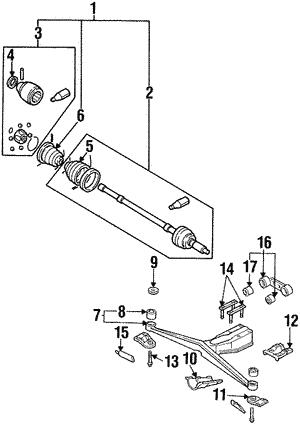 28092AA080 Subaru CV joint