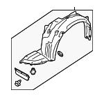 59120AJ00A Subaru Fender Liner