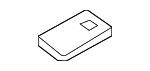 Handle for opening the fuel tank flap Subaru 57346AG012