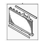 45119FG010 Subaru Engine cooling radiator