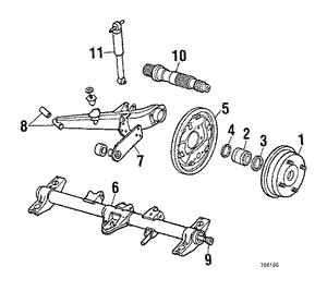 Subaru 906100007 Wheel bearing kit 906100007