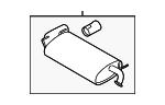 44300FG340 Subaru Muffler assy
