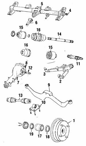 722032000 Subaru Drive shaft