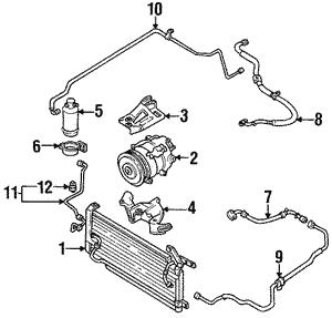 73020GA151 Subaru Condenser
