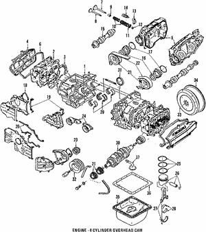 Subaru 11044AA013 Gasket, cylinder head 11044AA013