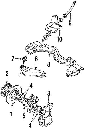 Subaru 799923130 Wheel bearing kit 799923130