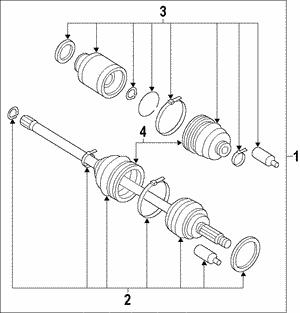 Subaru 28321FJ020 CV joint 28321FJ020 28321FJ020 Subaru CV joint