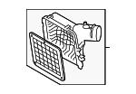 46052AG00A Subaru Air cleaner filter box