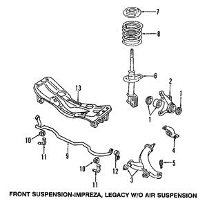 Subaru 20330SA160 Suspension spring front 20330SA160