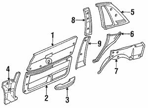 762511400 Subaru Arm rest