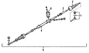 Subaru 34160AE010 Inner Tie Rod 34160AE010