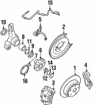 Subaru 26740PA020 Sensor, wheel 26740PA020