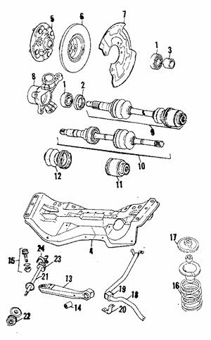 Subaru 699901010 Wheel bearing kit 699901010
