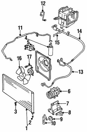 Radiator cooling fan Subaru: 73043AA000 Subaru Hub, engine cooling fan wheel