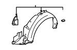 59110FE022 Subaru Front right liner