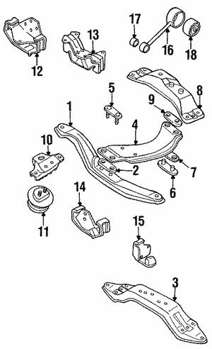 41031AA340 Subaru Holder, dryer