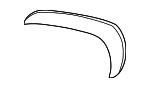 Wing mirror glass Heated Subaru 91032SA040
