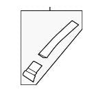 Roof molding right Subaru 91046FJ040