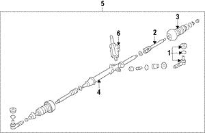 34190FE030 Subaru Tie Rod Boot