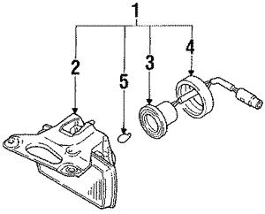 Subaru 84920KE030 Lamp 84920KE030 84920KE030 Subaru Lamp