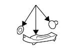 57712SA120 Subaru Support, bumper