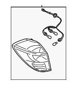 84201AG11A Subaru Combination Rearlight