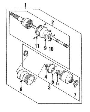 28338AE000 Subaru Oil seal