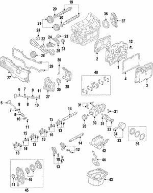 Cylinder head gasket Subaru 11044AA633