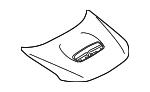 57229SC0019P Subaru Hood