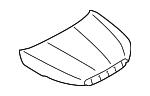 Hood Subaru 57229SG0009P