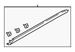 Rocker Molding Subaru 91112XA12A