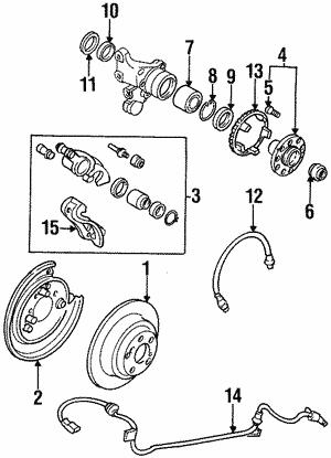 27540AC040 Subaru Sensor, wheel